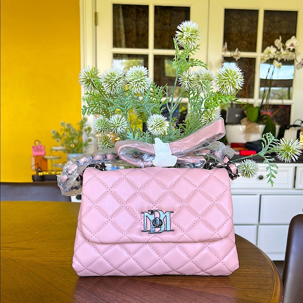 Pink Quilted Women's Bag